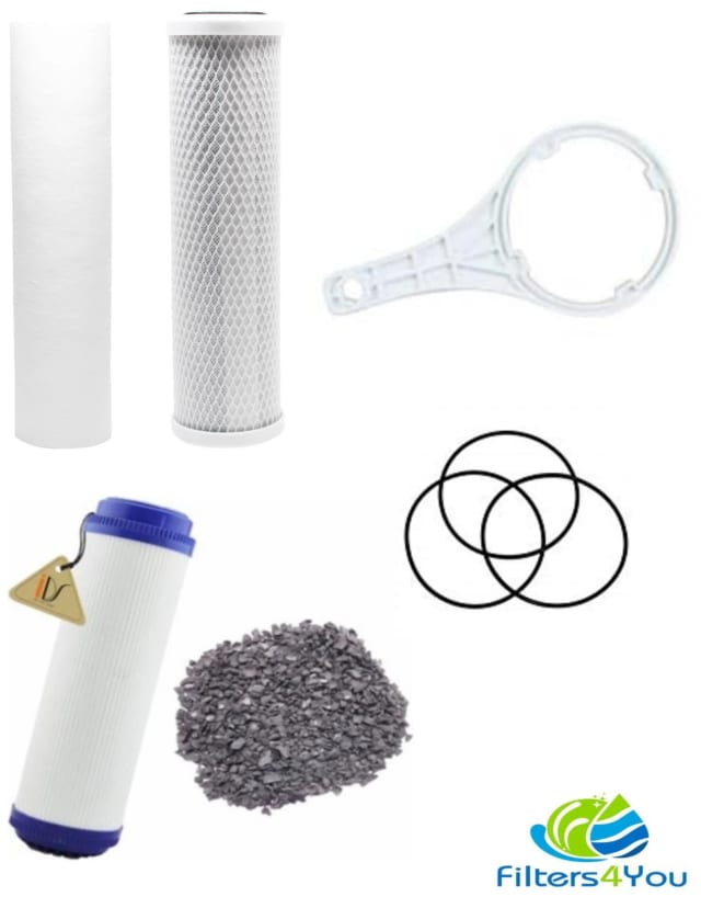 Replacement filter kit, compatible with Vertex FK-102 Pure Water Machine 3C-4.0 systems