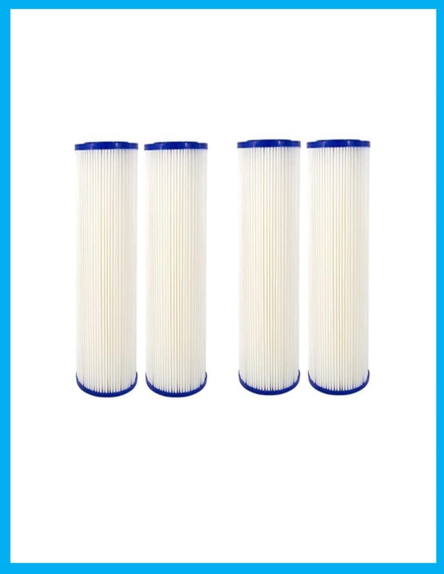 4-pack sub-micron post-filters compatible with Aquasana whole house water filter systems