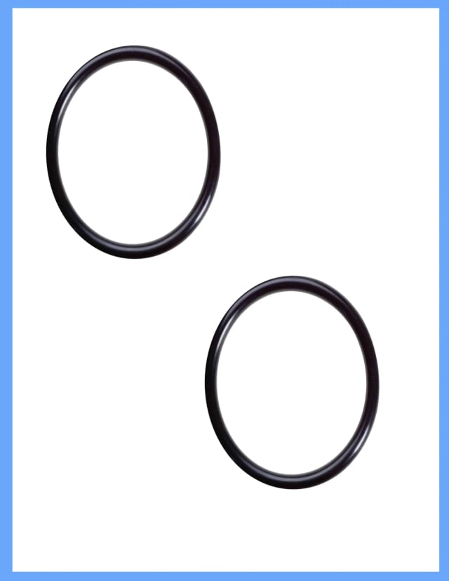 Pair of replacement O-rings compatible with GE GXWH30C, GXWH35F, and GXWH40L filter housings, WS03X10039