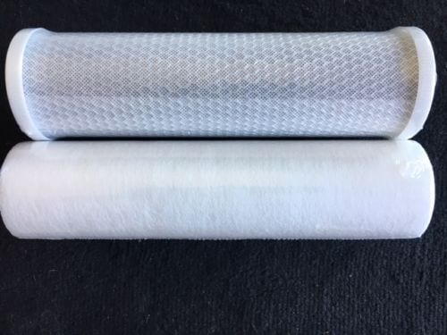 Carbon and sediment filter cartridge, compatible with Hydro-Logic Stealth RO 100/200 Small Boy