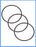 Big Blue Size Housing O-Ring Fits Pentek, Pentair 151122, Any BB Housing, 3 Pack
