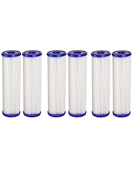 CFS – 6 Pack Sediment Water Filter Cartridges Compatible with S1A-D Models – Remove Bad Taste & Odor – Whole House Replacement Water Filter Cartridge, White