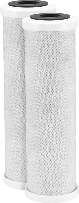 CFS – Radial Flow Carbon Water Filter Cartridges Compatible with GE, CBC-10 CB3 FXUVC FXULC Models – Removes Bad Taste – Whole House Replacement Filter Cartridge – 0.5 Micron – 10" x 2.5"