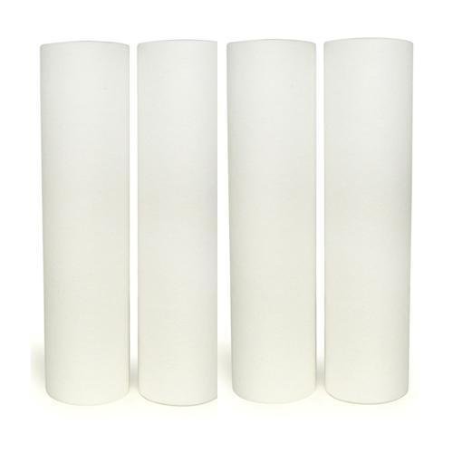 CFS – 4 Pack Sediment Water Filter Cartridges Compatible with Purenex 1M-4PK Models – Removes Bad Taste and Odor – Whole House Replacement Filter Cartridge – 1 Micron – 9-7/8" x 2-1/2"
