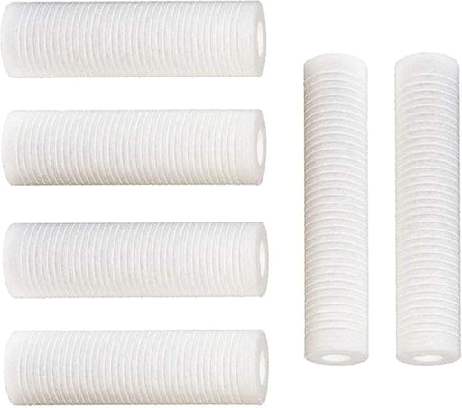 CFS Grooved Melt Blown Sediment Filters – 6 Pack – 5 Micron – 10" x 2.5" – Fits AP110