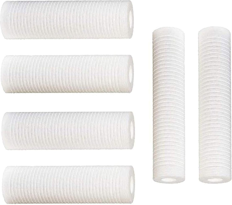 CFS Grooved Melt Blown Sediment Filters – 6 Pack – 5 Micron – 10" x 2.5" – Fits AP110