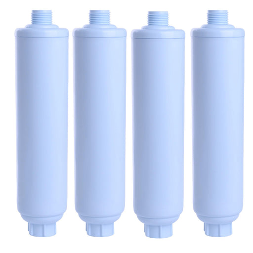 CFS – 4 Pack Inline RV Water Filter Compatible with WCBCS-975-RV, 40043 Models – Camping Essentials for Fresh Drinking Water – New & Advanced RV Inline Water Filter – GAC & KDF Water Filter – White