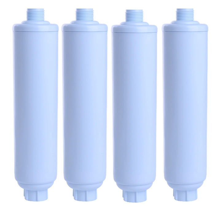 CFS – 4 Pack Inline RV Water Filter Compatible with WCBCS-975-RV, 40043 Models – Camping Essentials for Fresh Drinking Water – New & Advanced RV Inline Water Filter – GAC & KDF Water Filter – White