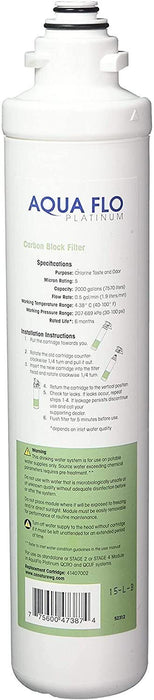 Aqua Flo Pura Platinum QCRO Reverse Osmosis Annual Replacement Filter  Membrane
