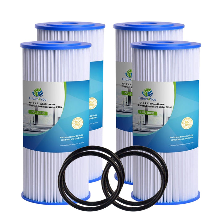 CFS – Pleated Water Filter Cartridges Compatible with FXHSC, R50-BBSA, R50-BB, WFHDC3001, W50PEHD, GXWH40L Models – Removes Bad Taste – Whole House Replacement Filter Cartridge