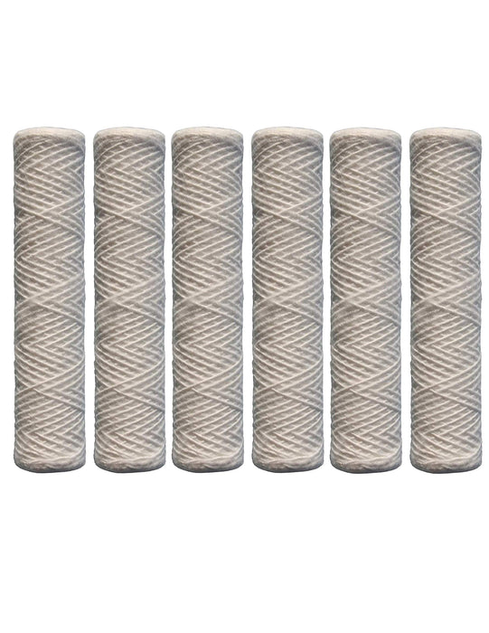 Compatible for Smart Pack, GE FXWSC Universal Whole House Sediment String Wound Water Filter Cartridge by CFS