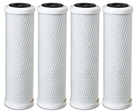 CFS Carbon Block Water Filter Cartridges – 4 Pack – 0.5 Micron