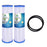 Filters4you Pleated Sediment Filters – 10" x 2.5" – Fits GE FXWPC