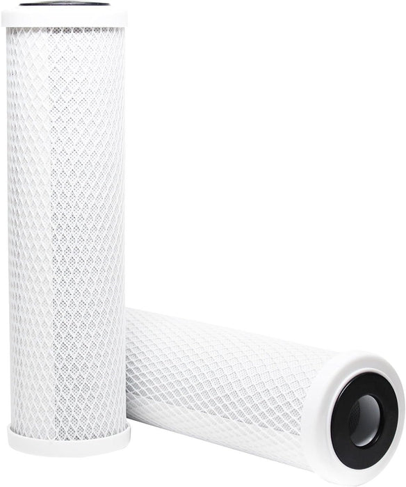 CFS – Activated Carbon 10-Inch Home System Replacement Water Filter Cartridge – Remove Bad Taste & Odor – Whole House Replacement Water Filter Cartridge – 5 Micron – 2.6” x 9.8"