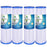 CFS Pleated Water Filter Cartridges – 4 Pack – 20 Inch – Fits EQ-304-20, EQ-PFC.35