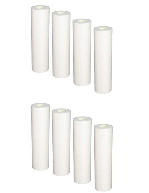 CFS – 8 Pack Sediment Water Filter Cartridges Compatible with SpectraPure Micro-Tec Models – Removes Bad Taste & Odor – Whole House Replacement Filter Cartridge – 0.5 Micron – 10" Cartridge