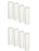 CFS – 8 Pack Sediment Water Filter Cartridges Compatible with SpectraPure Micro-Tec Models – Removes Bad Taste & Odor – Whole House Replacement Filter Cartridge – 0.5 Micron – 10" Cartridge