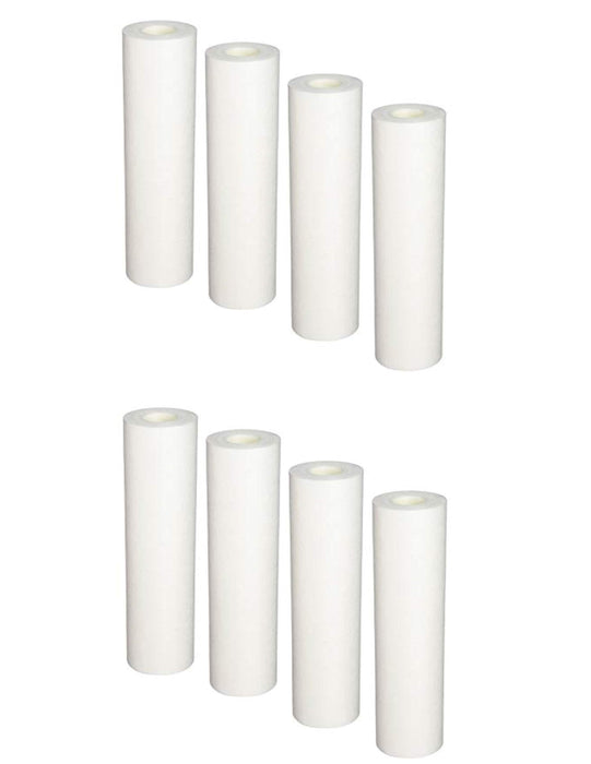 CFS – 8 Pack Sediment Water Filter Cartridges Compatible with SpectraPure Micro-Tec Models – Removes Bad Taste & Odor – Whole House Replacement Filter Cartridge – 0.5 Micron – 10" Cartridge
