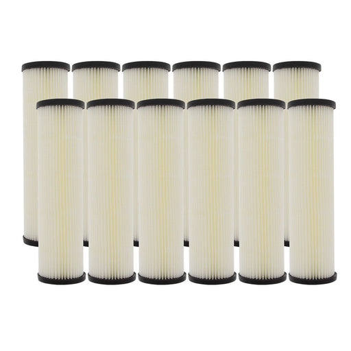 Pentek S1 Comaptible Standard 10 x 2.5 Inch Pleated Sediment Water Filter 12 Pac