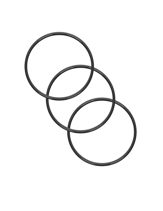 CFS – Pack of 3, Premium O-Ring Compatible with WOR-FF – Replacements for Standard Reverse Osmosis Water Filter Housings – Quality Material - Black
