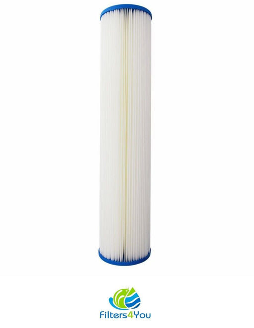 Big Blue Pleated Water Filter 1 Micron Sediment Filter 20" x 4.5"