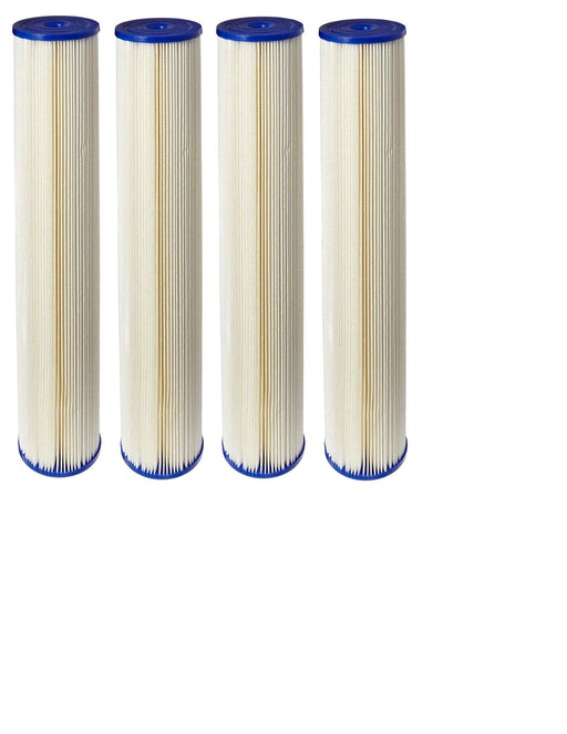 5 Micron Pleated Sediment Water Filter Cartridge 4 Pack