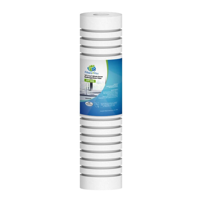 CFS Grooved Sediment Filter Cartridges – 6 Pack – 5 Micron – 10" x 2.5" – Fits AP110