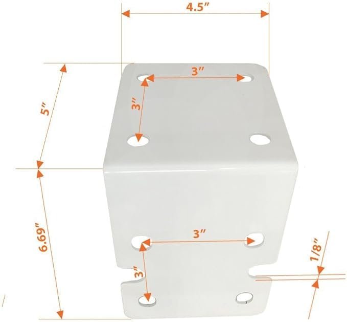 CFS Heavy Duty Mounting Bracket – For 10" & 20" Filter Housings – Fits MC-1A, 244047
