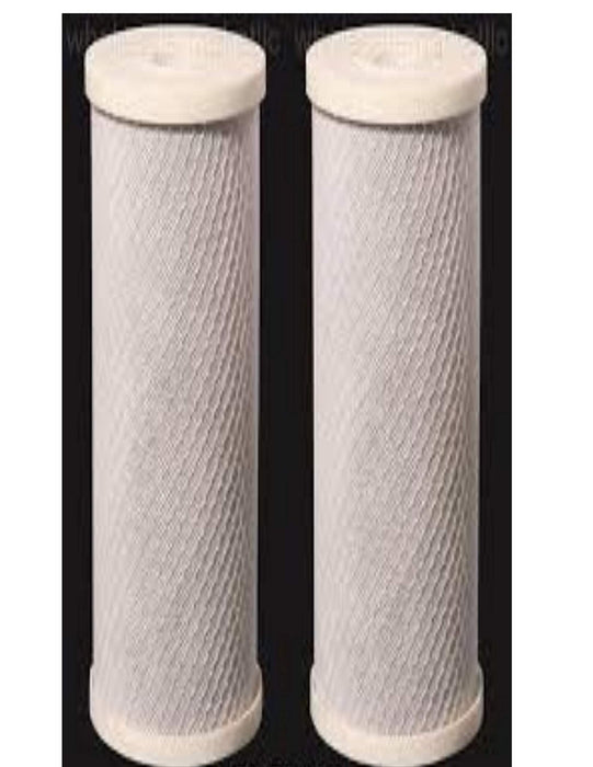 CFS COMPLETE FILTRATION SERVICES EST.2006 Compatible to EPM-20BB Carbon Block Filter Cartridge, 20" x 4-5/8", 10 Microns 2 PACK
