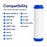 CFS GAC Water Filter Cartridges – 4 Pack – 10" – Fits WaterPur CCI-10-CLW