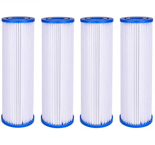 CFS Cold Plunge Pleated Sediment Filter Cartridges – 4 Pack – 10" x 2.5"