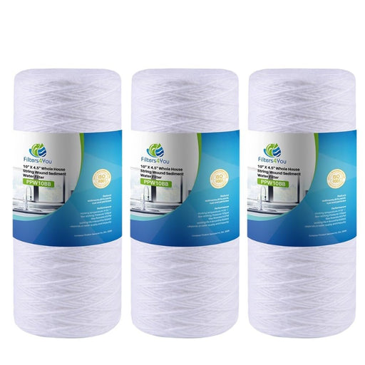 CFS Sediment Water Filter Cartridge – 3 Pack – 5 Micron – 9.75" – Fits Campbell HDSC5