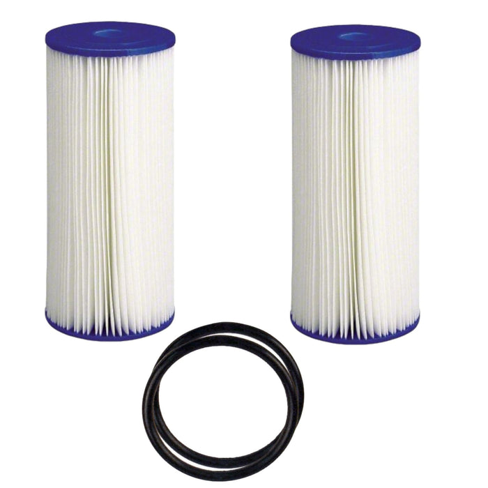 CFS – Pleated Water Filter Cartridges Compatible with FXHSC, R50-BBSA, R50-BB, WFHDC3001, W50PEHD, GXWH40L Models – Removes Bad Taste – Whole House Replacement Filter Cartridge