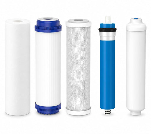 CFS 5-Stage RO Filter Kit – 5 Pack – 75 GPD Membrane – Fits WaterMax H5000