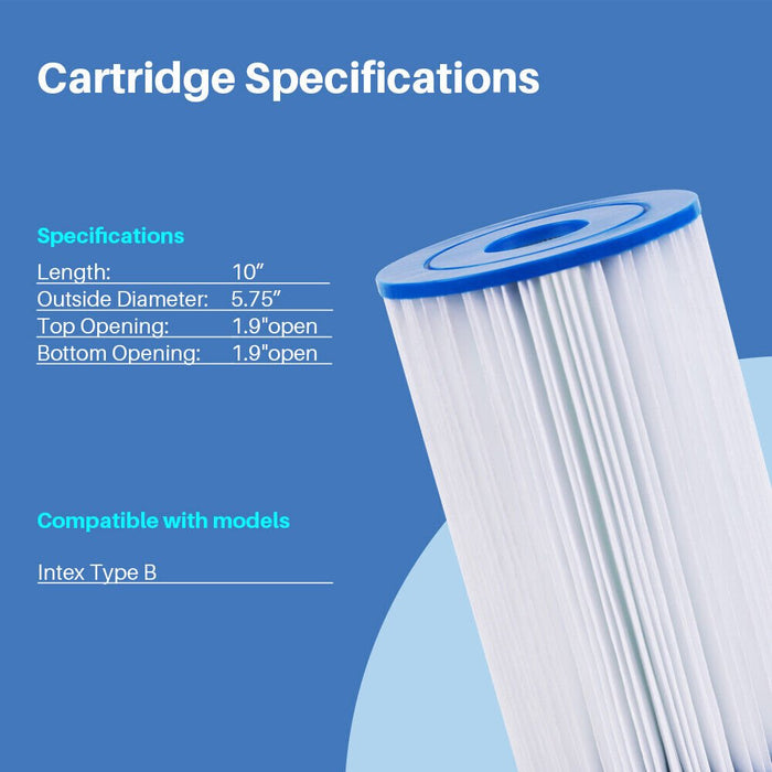 Filters4you- F4Y- PLF-INTB Pool Filter Cartridges, 1 pack