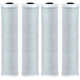 CFS COMPLETE FILTRATION SERVICES EST.2006 4 Pk Carbon Block Water Filter CTO Whole House RO DI Hydroponics 5 μm 10" x 2.5"