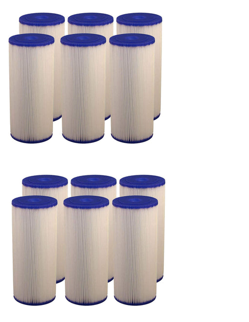 CFS Pleated Sediment Filter – 12 Pack – 10 Micron – 10" x 4.5" – Fits GE FXHSC, R50-BB