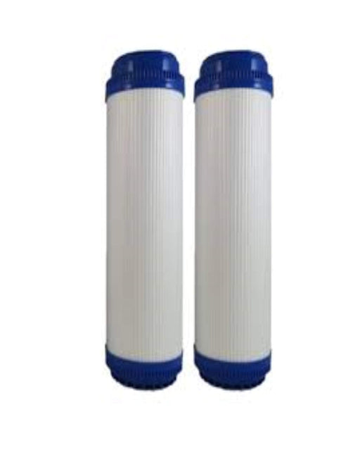 CFS – 2 Pack Activate Carbon Block Water Filters Cartridge For RO/Aquarium/DI – Remove Bad Taste & Odor – Whole House Replacement Water Filter Cartridge, 5 Micron - 2.5" x 10"Inch, White