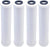 CFS – 4 Pack Carbon Block Water Filter Cartridges Compatible with Ecosoft Countertop Water Filters Models – Remove Bad Taste & Odor – Whole House Replacement Filter Cartridge – White