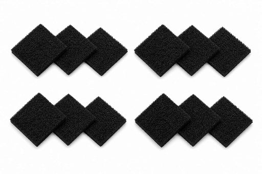 CFS Activated Carbon Compost Bin Filters – 12 Pack – 3.5" x 3.5" – Fits Exaco ECO 2500