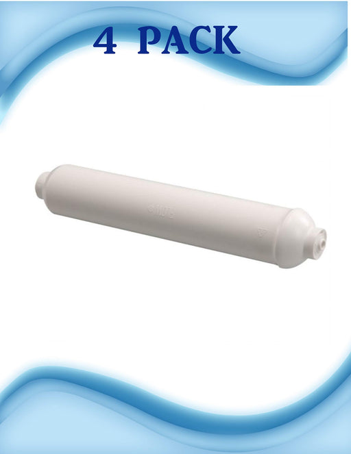 CFS Inline Water Filter – 4 Pack – 1/4" Quick Connect – Fits GE GXRTDR, GXRTPR, GXRTDQ