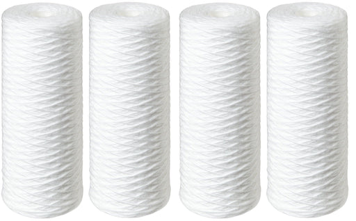 CFS String Wound Filter Cartridges – 4 Pack – 0.5 Micron – 10" x 4.5" – Fits WP.5BB97P