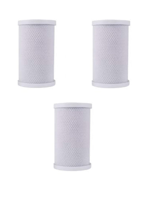 CFS – 3 Pack Carbon Block Water Filters Cartridge Compatible with 32-425-125-975, RFC-BB, WHEF-WHHPCBB, CBC-BB, and EP-BB Models – Remove Bad Taste & Odor – Whole House Replacement, White