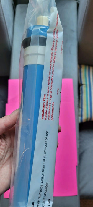 Reverse Osmosis Membrane 50 GPD Replacement Filter RO Membrane Universal Compatible Replacement RO Fits Residential Water Filter Purifier 1-Pack