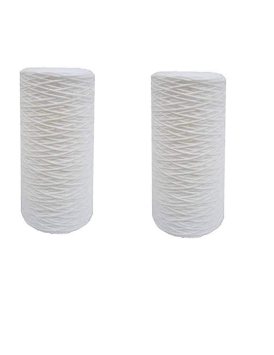 CFS String Wound Water Filter Cartridges – 2 Pack – 5 Micron – 4.5" x 10" – Fits PC10, 84637
