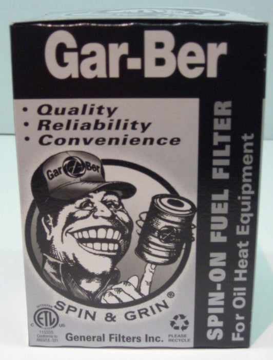 General Filters 2605 Fuel Oil Filter Replacement Cartridge – Epoxy-Coated