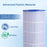 Filters4you- F4Y- PLF120A Pool Filter Replacement for C1200 Series, 120, CX1200RE, PXC125, PA120 & PA120-4, C-8412 Filter Cartridges, 1 Pack