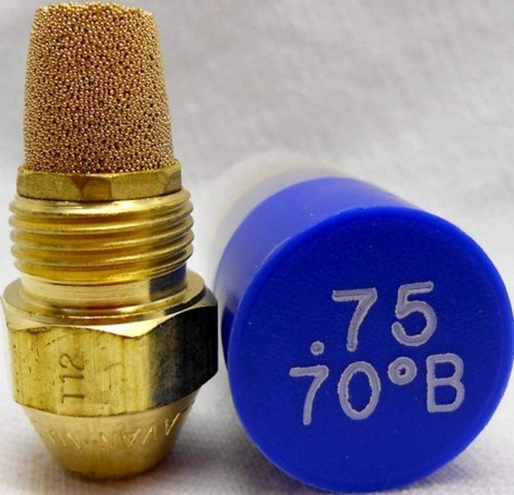 Delavan 0.75-70B Solid Cone Oil Burner Nozzle – 0.75 GPH, 70° Spray