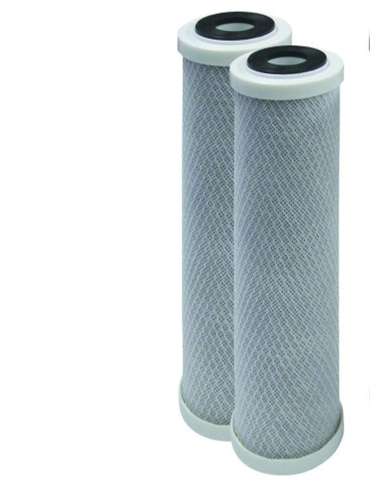 CFS – 2 Pack Carbon Block Water Filter Cartridges Compatible with WATTS-MAXETW-975 C-MAX Models – Remove Bad Taste and Odor – Whole House Replacement Filter Cartridge – 5 Micron – 2-7/8" x 9-3/4"