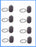88CR-8 PACK Unifilter Wool Fuel Oil Filter for 1A-25A 77 XF-25 8055 F-300 A-77